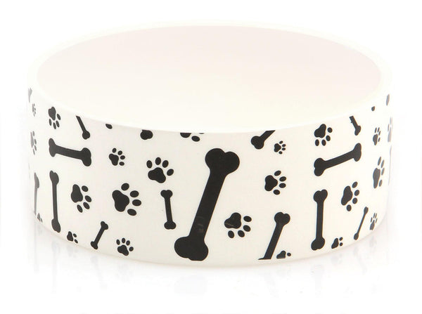 Ceramic bowl BONES PAWS