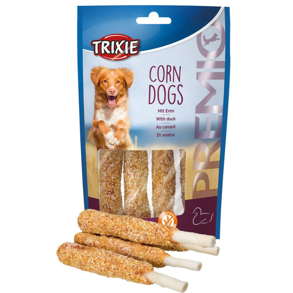 6x PREMIO Corn Dogs, duck, 4 pieces/100 g